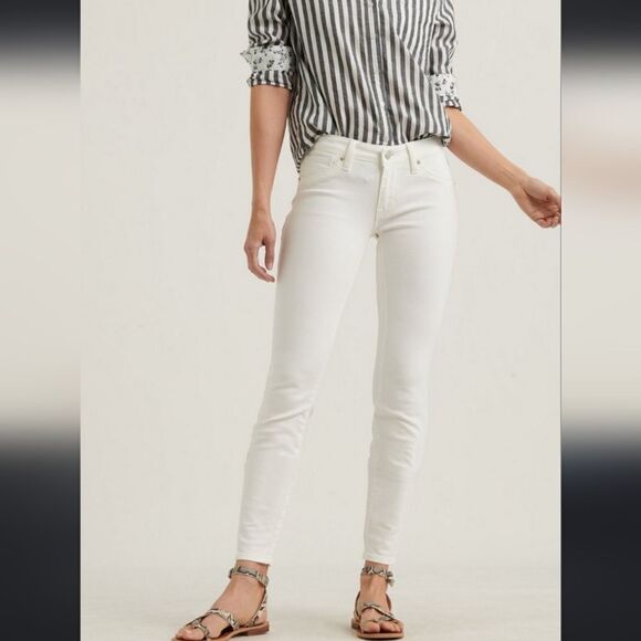 GUC Lucky Brand Lolita White Skinny Jeans - Picture 1 of 10